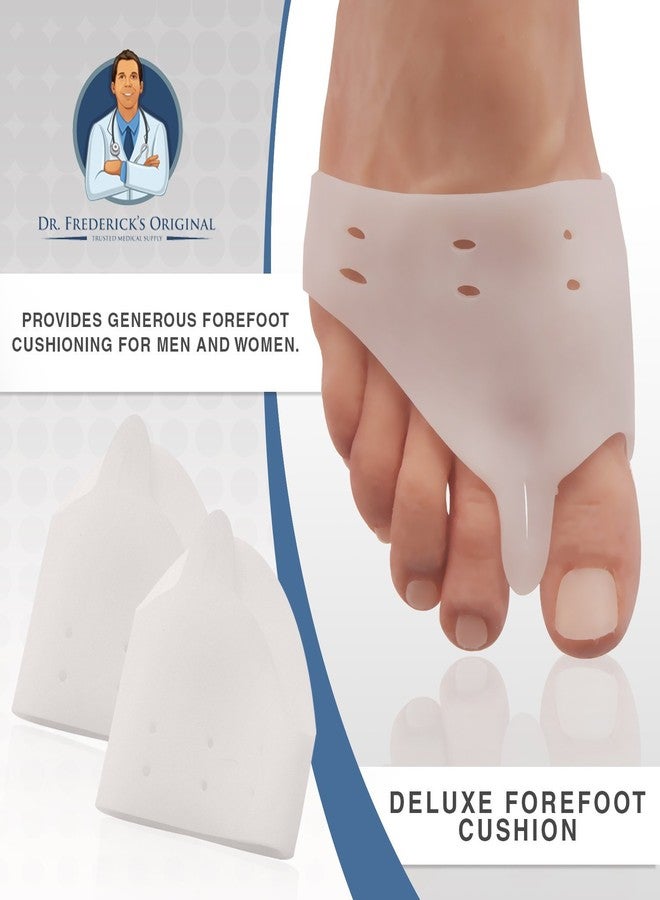 Dr. Frederick's Original Deluxe Ball of Foot Cushions & Bunion Pad - 2 Pieces - Foot Pads to Help Relieve Hallux Valgus, Tailor's Bunion, and Forefoot Pain - Get Back to Your Active Lifestyle - Image 5